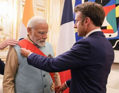 PM Modi Becomes First Indian PM to Receive France's Highest Civilian Award
