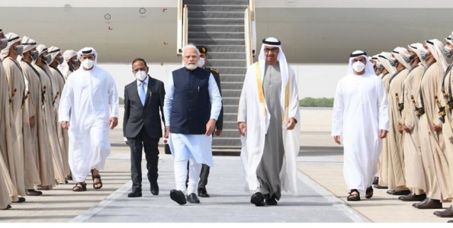 PM Modi Arrives in UAE for Final Leg of Visit