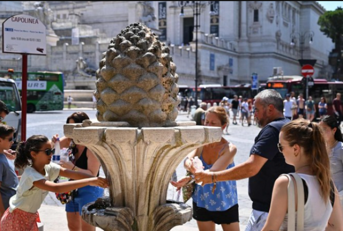 World-wide record heatwaves spread from the US to Japan via Europe