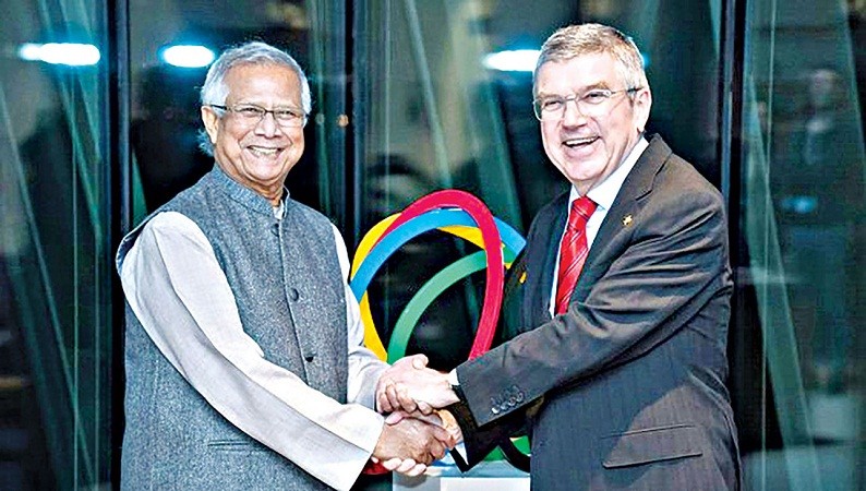 Bangladesh Nobel laureate Md. Yunus to receive Olympic Laurel
