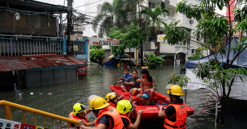 Typhoon Gaemi Floods Streets and Disrupts Life in the Philippines