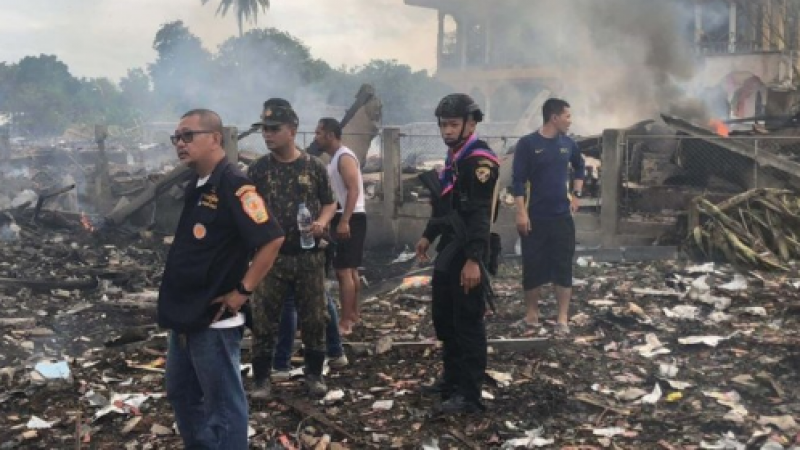 Inferno at Thai Fireworks Warehouse: 9 Lives Lost and Many Injured in Devastating Blast