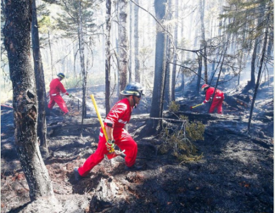 A wildfire on Canada's Atlantic coast compels 16,000 people to leave their homes