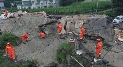 चीन में आया  6.1 तीव्रता का भूकंप,चार लोगों की मौत