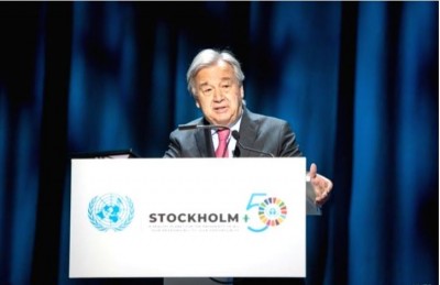 संयुक्त राष्ट्र के सेक-जनरल ने स्टॉकहोम में दी चेतावनी