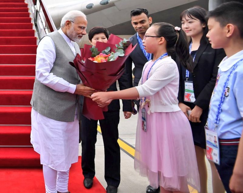 SCO Summit 2018:PM Modi arrives Qingdao to hold bilateral talks with  Xi Jinping