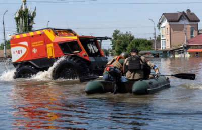 WHO rushes supplies to Ukraine and prepares to combat disease in areas affected by flooding