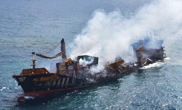Sri Lanka arrests captain of burnt cargo over ship fire pollution