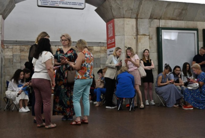 'Better stay home,' say Kyiv's gloomy bomb shelters