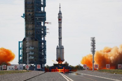 China effectively launches first crewed mission for space station construction
