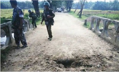 म्यांमार के मध्य क्षेत्र  में 8 हथियारबंद लोगों को किया गया गिरफ्तार