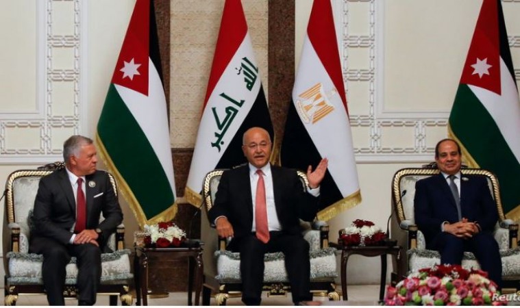 इराक, मिस्र और जॉर्डन के नेताओं ने गठबंधन को मजबूत करने के लिए बगदाद में की बैठक