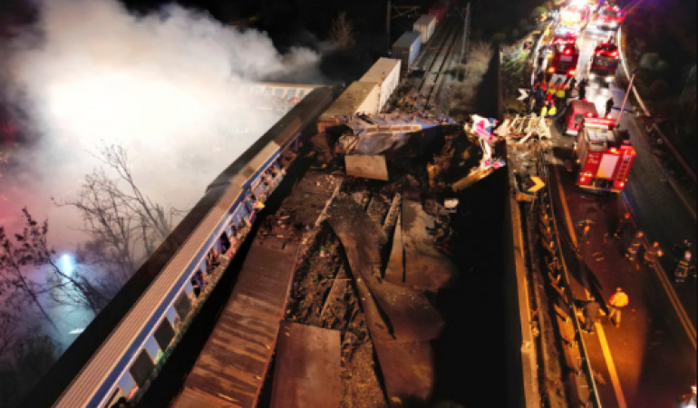 26 people are killed and at least 85 injured in a fiery train accident in Greece