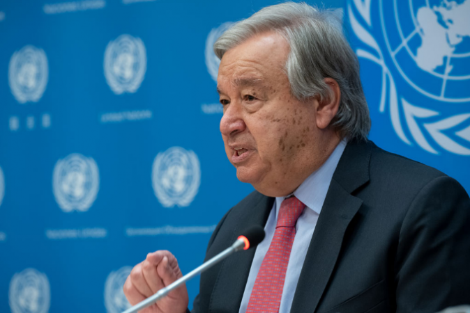 For the first time in six years the UN chief travels to Iraq