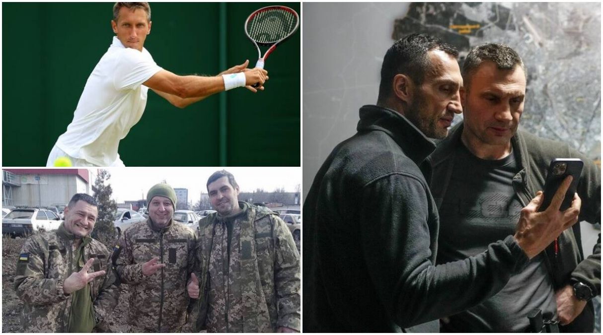 Ukrainian sports legends and stars pick up weapons against invading Russian forces