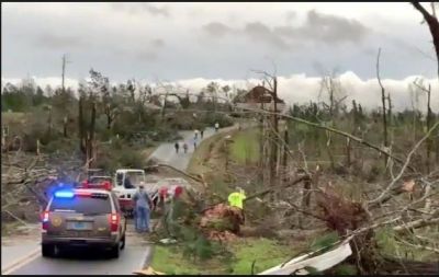 A Tornado in the US killed 23 peoples and severely damaged on state