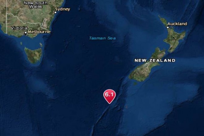 न्यूजीलैंड में महसूस हुए भूकंप के झटके