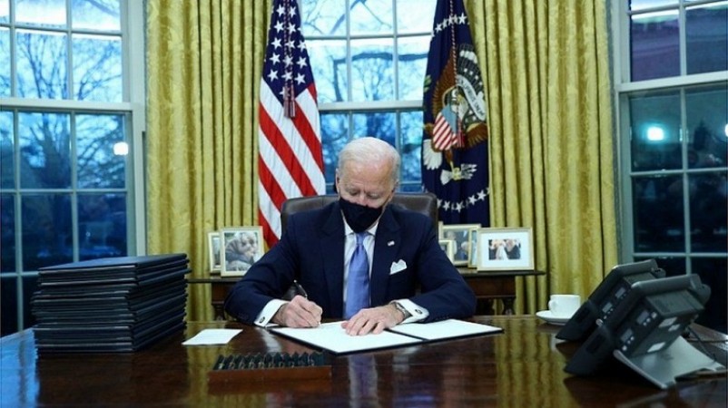President Biden inks two executive orders on gender equity