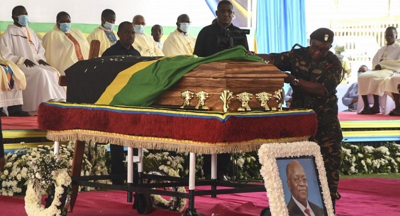 African leaders pay respect to Former Tanzanian Prez Magufuli