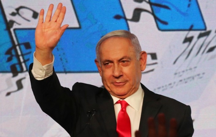 Israeli PM Benjamin Netanyahu claims victory in Israeli elections
