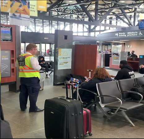 A Muslim man in the Ottawa train station requested not to pray there