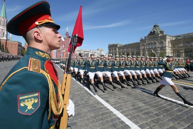 Russia holds its annual Victory Day parade in Moscow on May 9