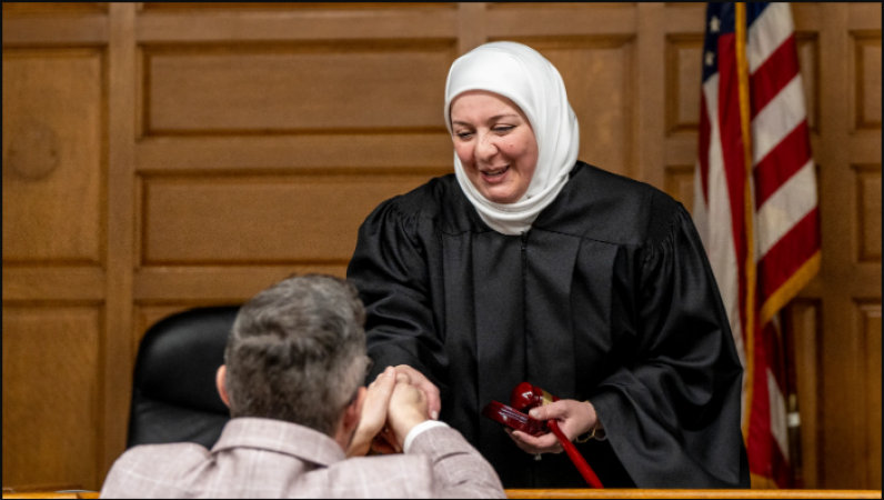 First hijab-wearing United states Supreme Court judge born in Syria makes history