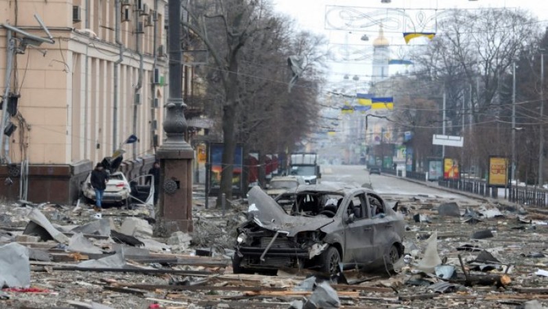 यूक्रेन के क्षेत्रीय प्रशासनिक भवन पर रूस के हवाई हमले में 12 लोगो की मौत