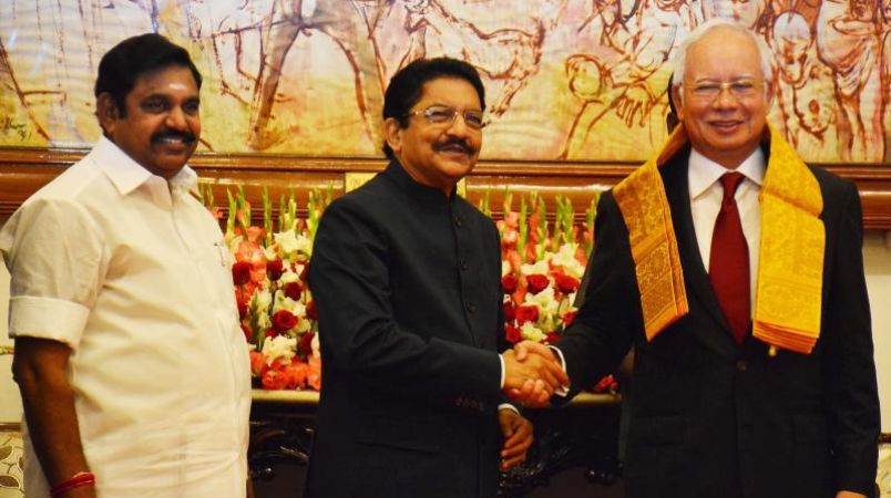 Najib Razak the Malaysian Prime Minister met TN Governor C.Vidyasagar Rao