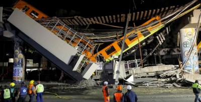 Mexico City Metro Overpass Collapses, 23 Dead, injuring about 70
