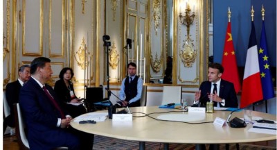 Macron and Von der Leyen Push China's Xi on Fair Trade in Paris Talks