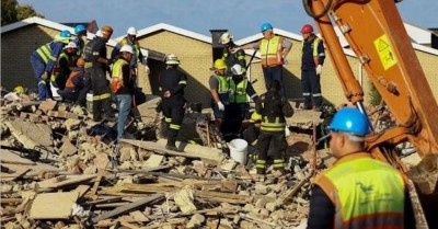 Building collapse in South Africa claims lives and leaves dozens trapped