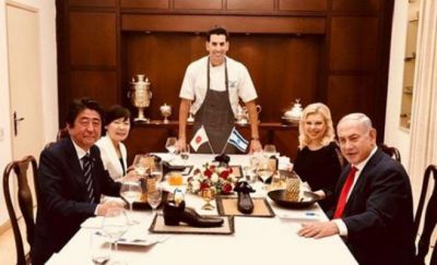 Dinner in shoes! Japanese diplomats shocked by offensive dessert serving for PM Abe