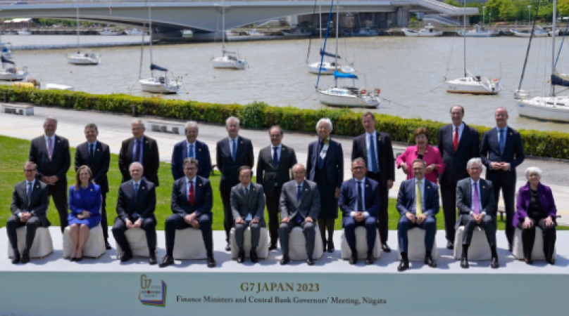 G-7 discussions centre on ways to strengthen supply chains and banks as China accuses the group of hypocrisy