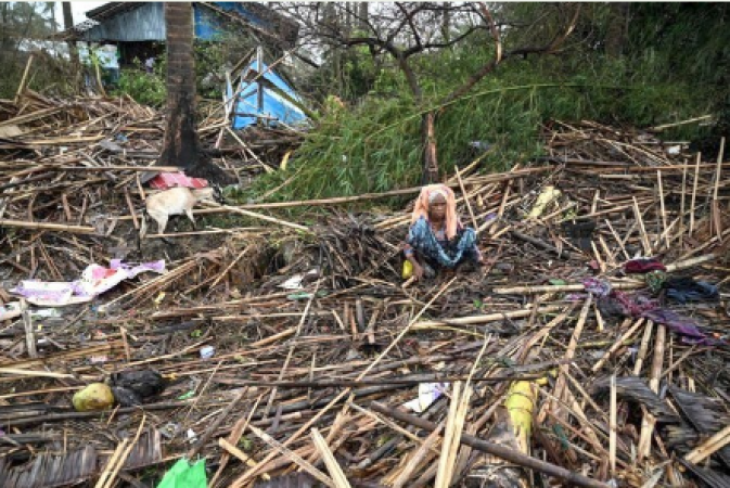 Local authorities report a minimum 41 cyclone fatalities in Rakhine, Myanmar