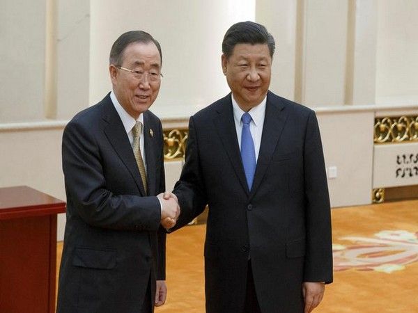 Chinese President Xi meets Ban Ki-moon
