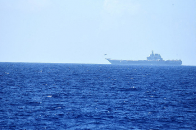 Returning to the West Pacific for live-fire training are Chinese warships