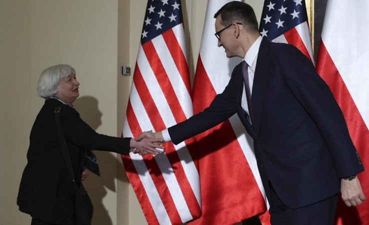 US Treasury Secretary Yellen in Poland to discuss taxes, Ukraine war