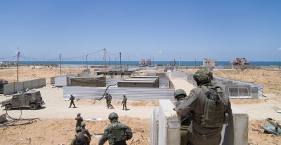 U S Military Sends First Aid Shipment to Gaza Strip via New Pier