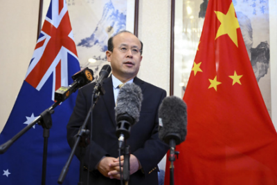 Chinese envoy requests that Australia step up its search for 39 people who are on a capsized fishing boat in the Indian Ocean
