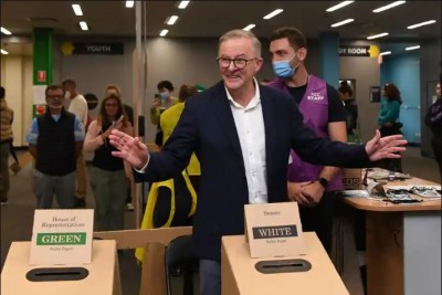 Vote counting kicks up for Australia election after polling ends