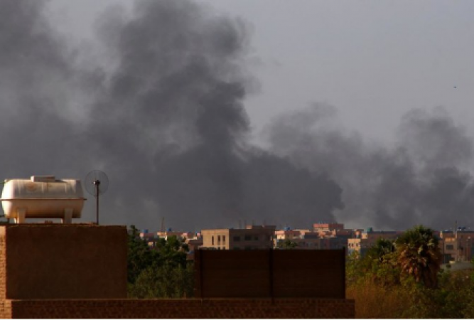 Khartoum was hit by airstrikes prior to a seven-day cease-fire