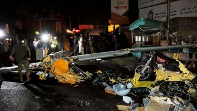 Three people killed when a Saudi's  spy drone crashed in Sanaa
