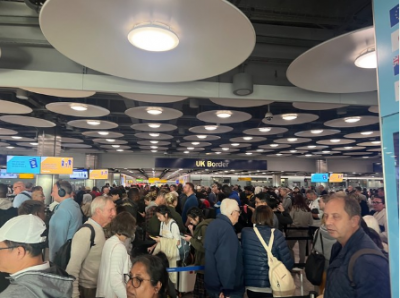 UK airports experience major delays due to a problem with the national border system