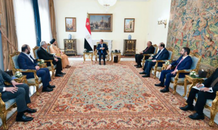 Top Iraqi cleric and Egypt's El-Sisi discuss political developments in Iraq