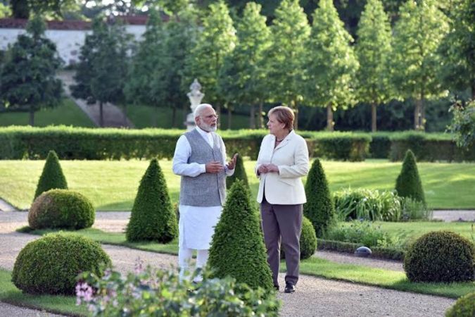 PM Modi meets German Chancellor Angela Merkel