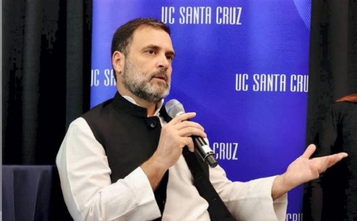 Rahul Gandhi in US, Says PM Modi would start explaining to God how the universe works