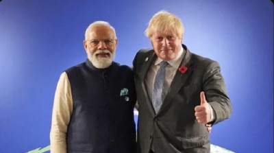 Modi, Johnson launch Infrastructure for Resilient Island States initiative at COP26.