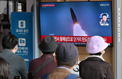 South Korea issues an air raid alert after North Korea launches missiles