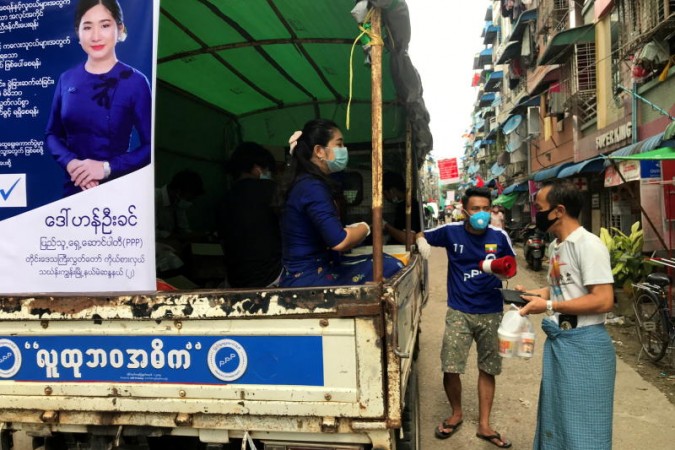 New Campaigning strategy by an Opposition in Myanmar election 2020